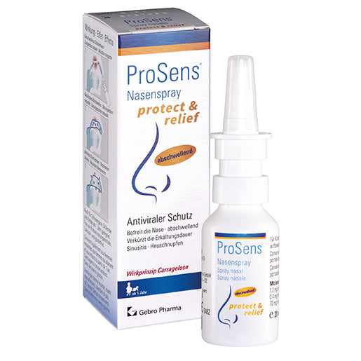 ProSens® Nasenspray protect & relief (abschwellend) 20ml - Nasenspray gegen Erkältung - Ohne Gewöhnungseffekt