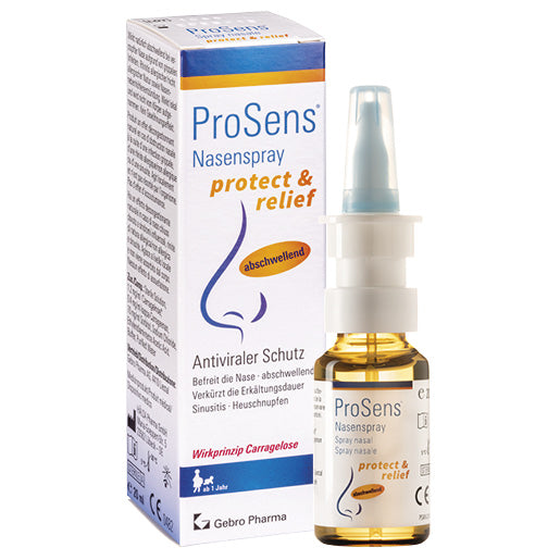 ProSens® Nasenspray protect & relief (abschwellend) 20ml - Nasenspray gegen Erkältung - Ohne Gewöhnungseffekt